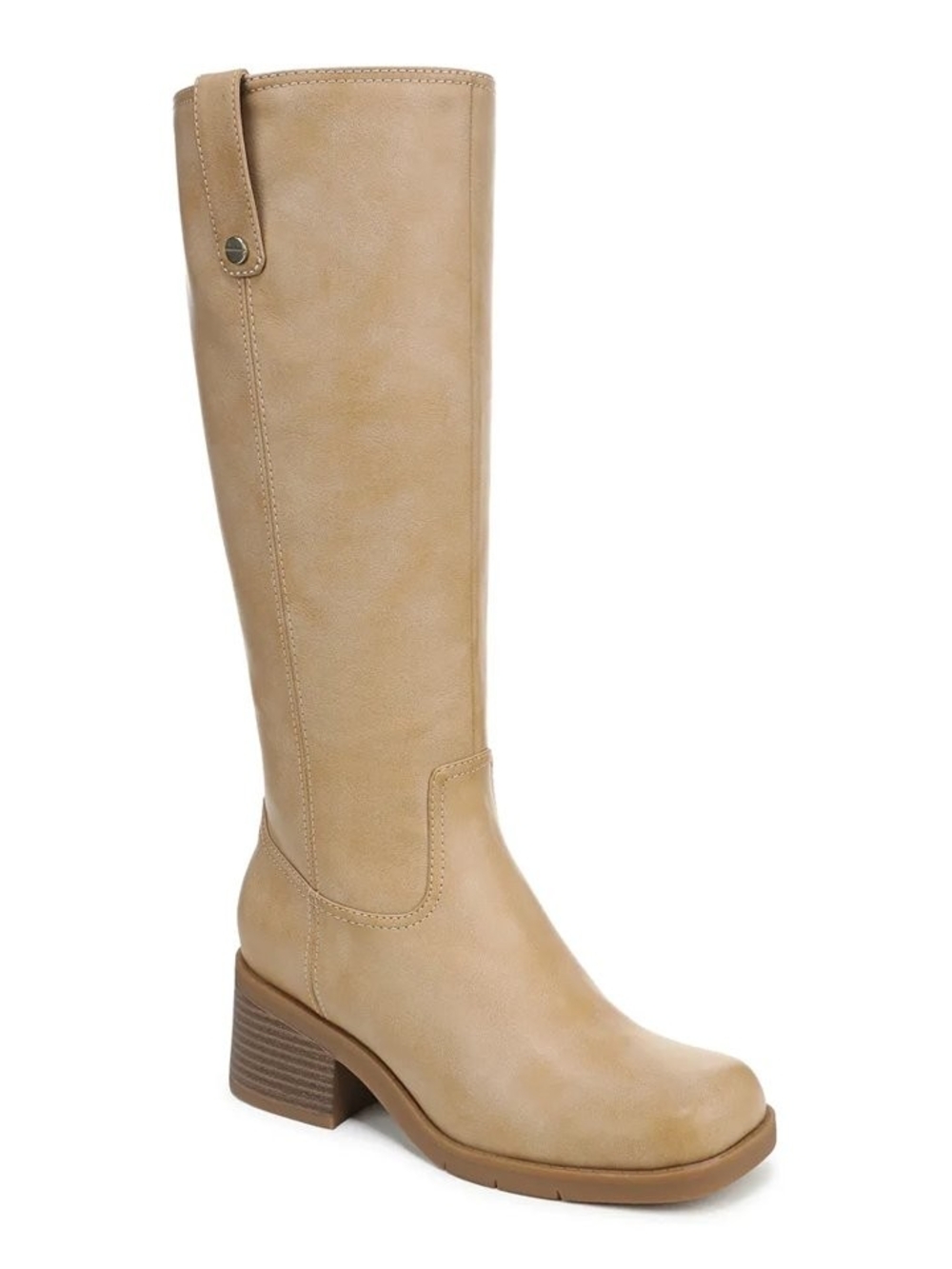 Dr. Scholl's Tall Tan Block Heel Knee-High Boots 11m